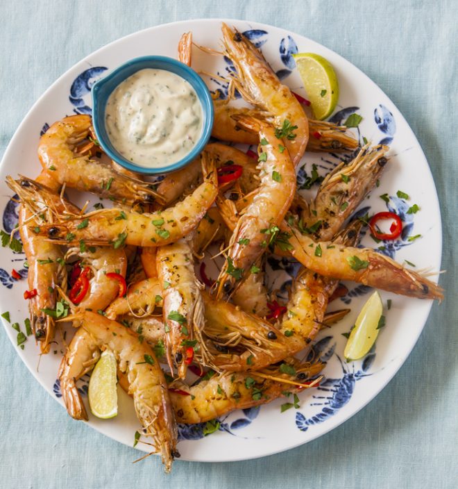 Gemarineerde gamba's